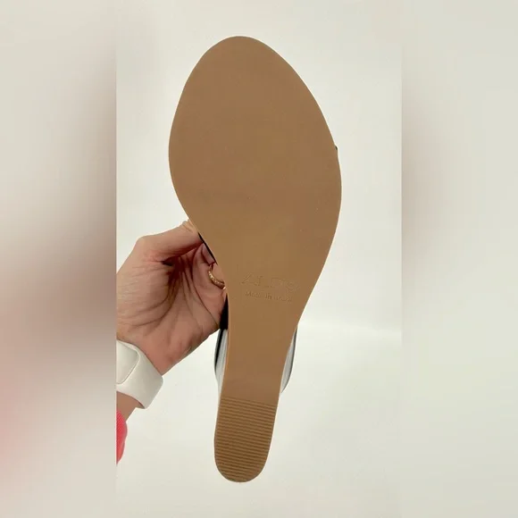 ALDO Black Women's Wedge Sandals - Picture 3 of 5